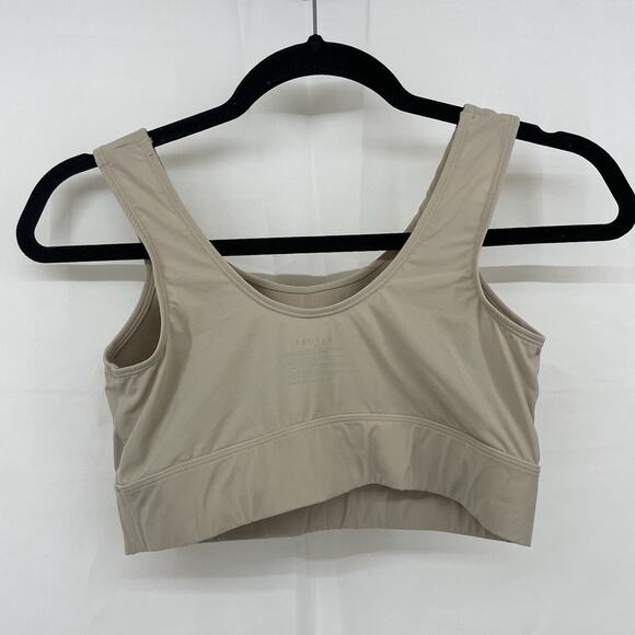 Natori Size Medium BLISS FLEX Contour Wireless Bralette Nude Cream 723276 - Picture 2 of 3